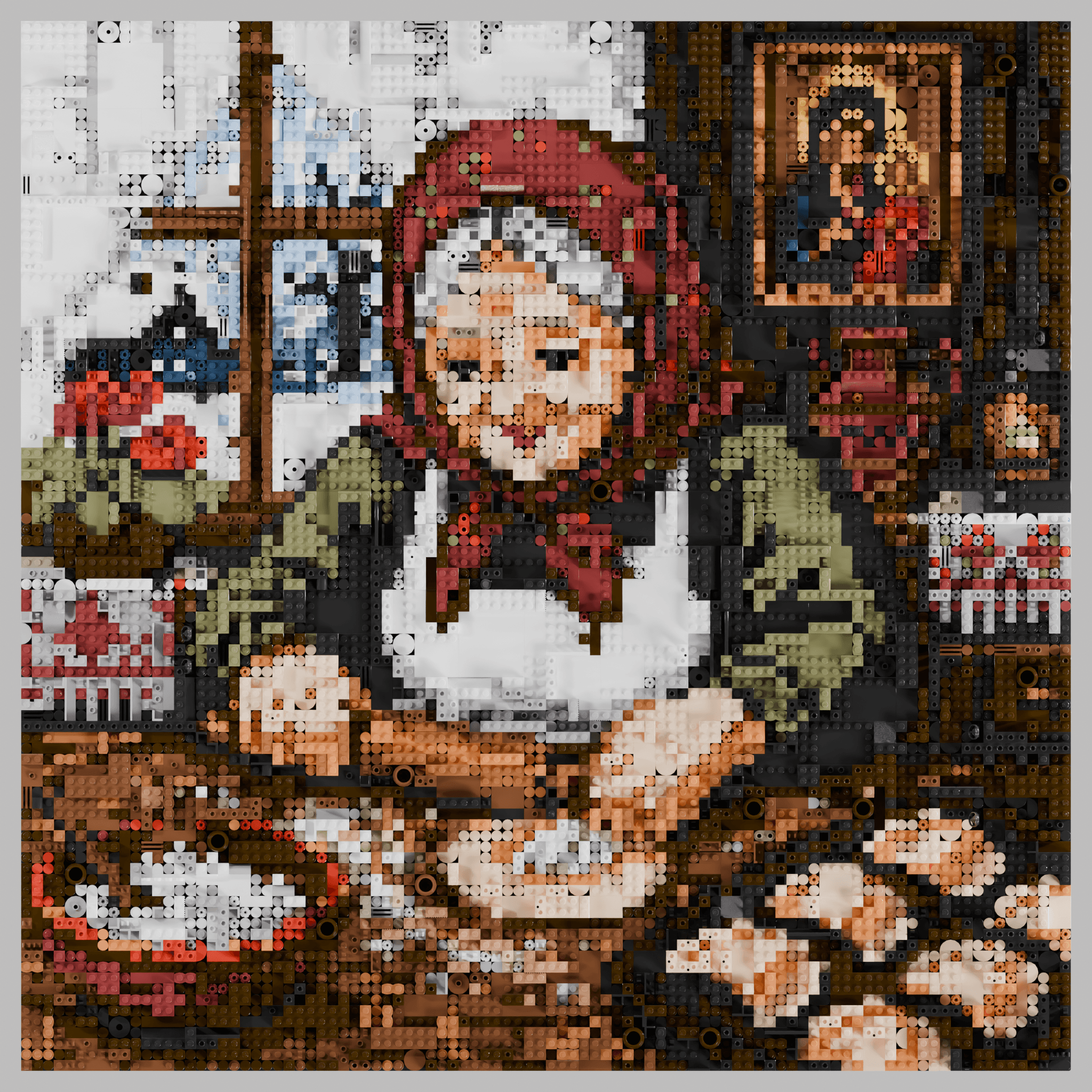 a Polish grandmother in a babushka rolling pierogi at a worn wooden table, December afternoon light through lace curtains