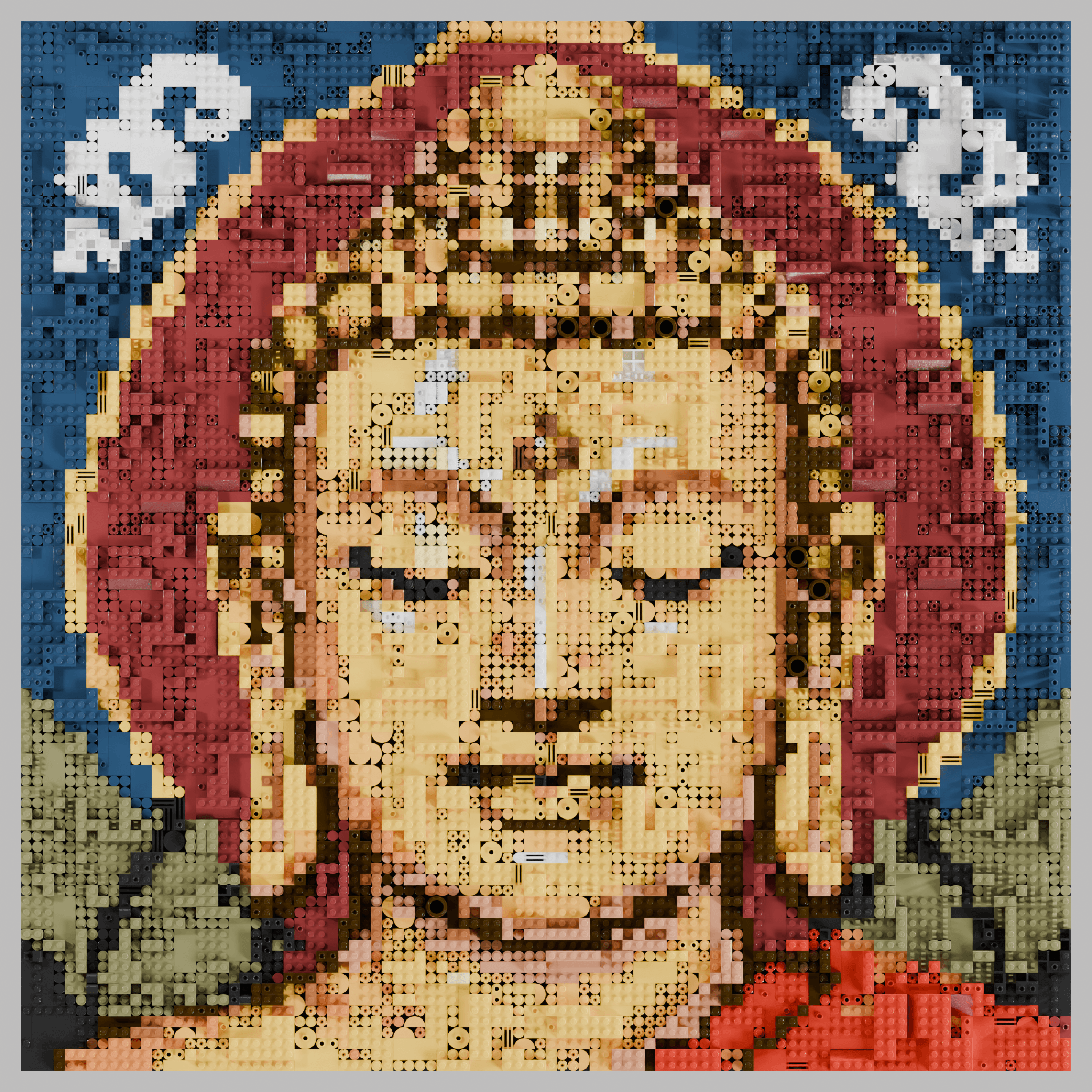 a serene golden Buddha statue close-up, meditative expression